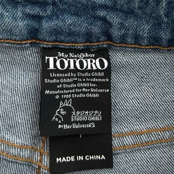 Hot Topic Women’s My Neighbor Totoro Fall Themed Mom Jeans Size 1 - Picture 10 of 10